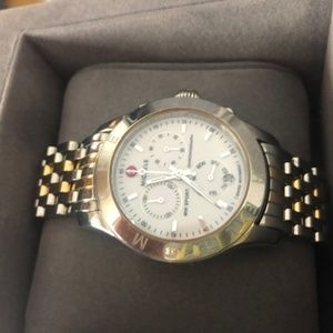 Michele Swiss movement CSX Chrono Watch Bracelet.